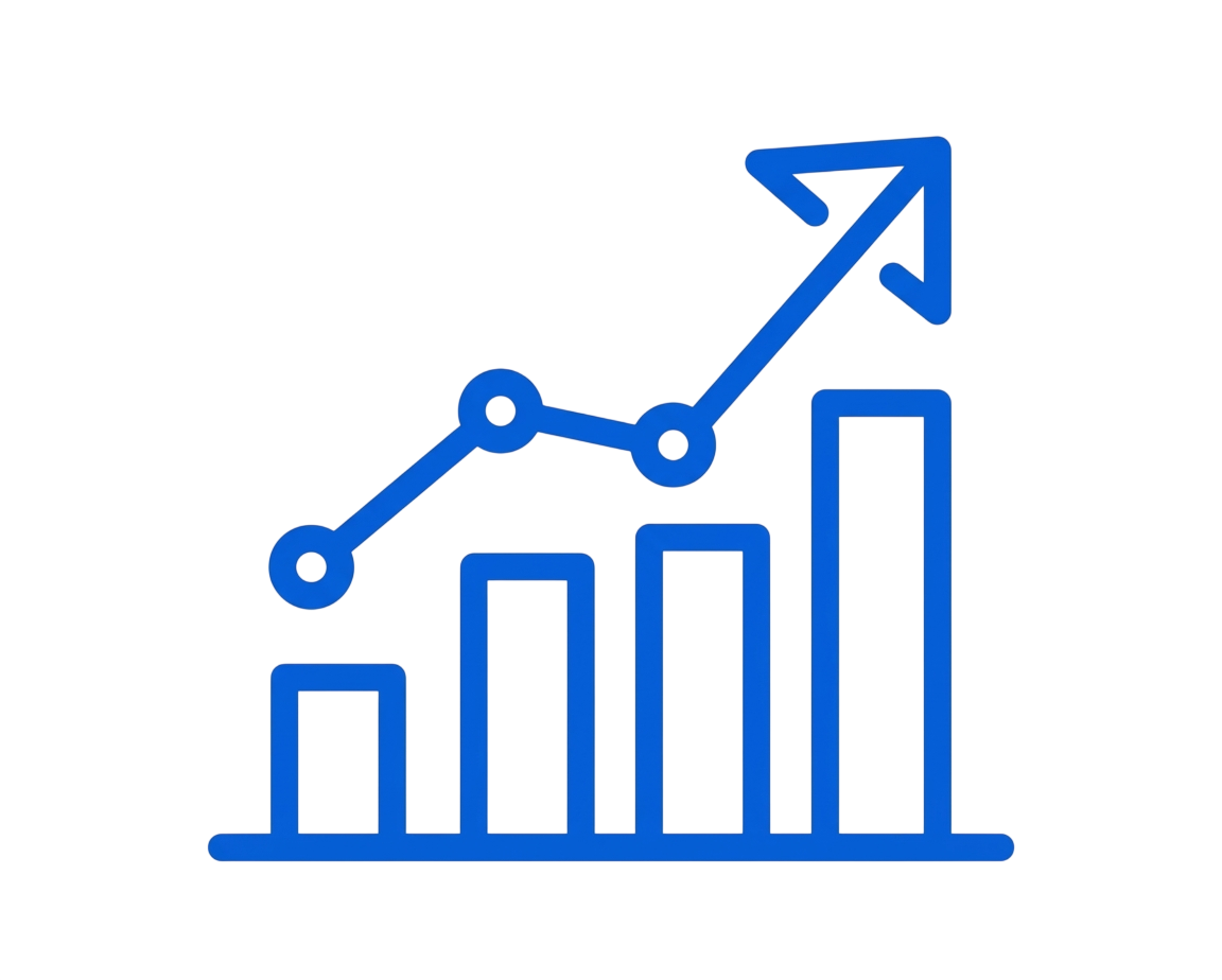 growth chart icon