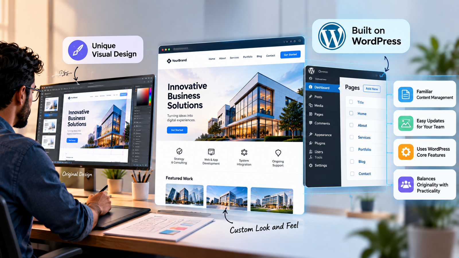 Design Layer Built on Top of WordPress
